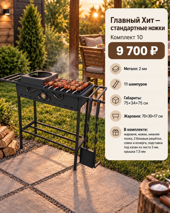 Главный Хит на стандартных ножках — Комплект 10
