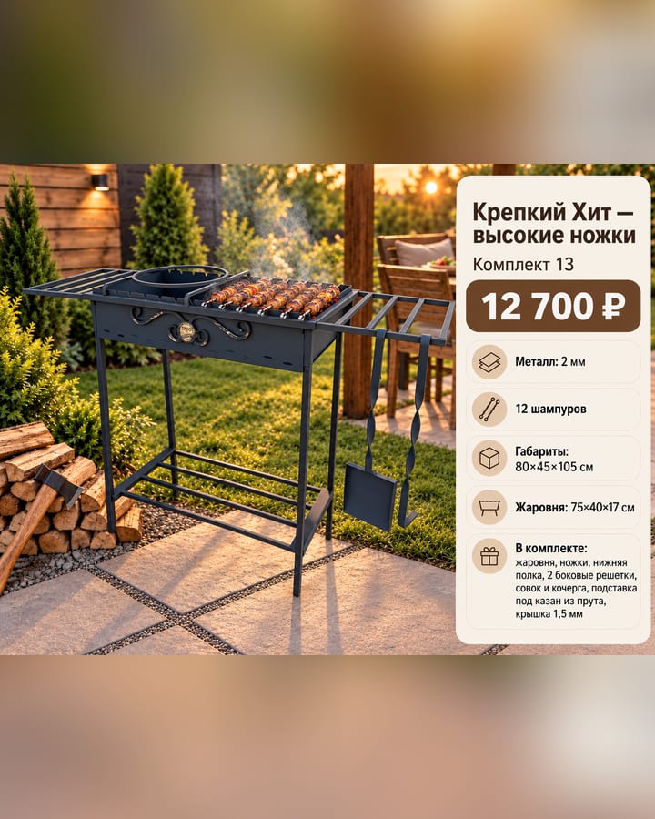 Крепкий Хит на высоких ножках — Комплект 13