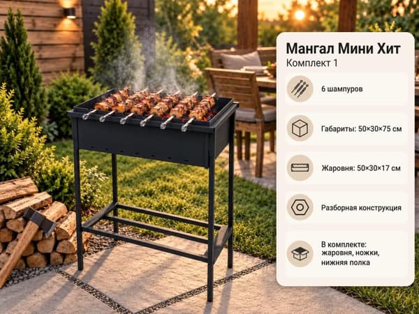 Мангал Мини Хит