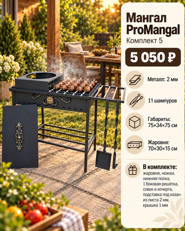 Мангал ProMangal — Комплект 5