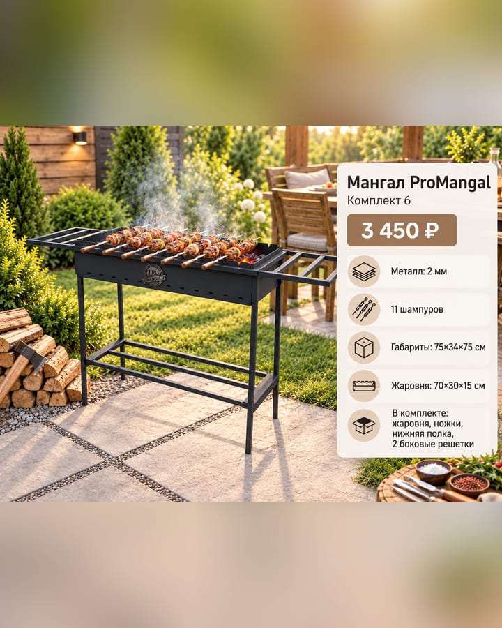 Мангал ProMangal — Комплект 6