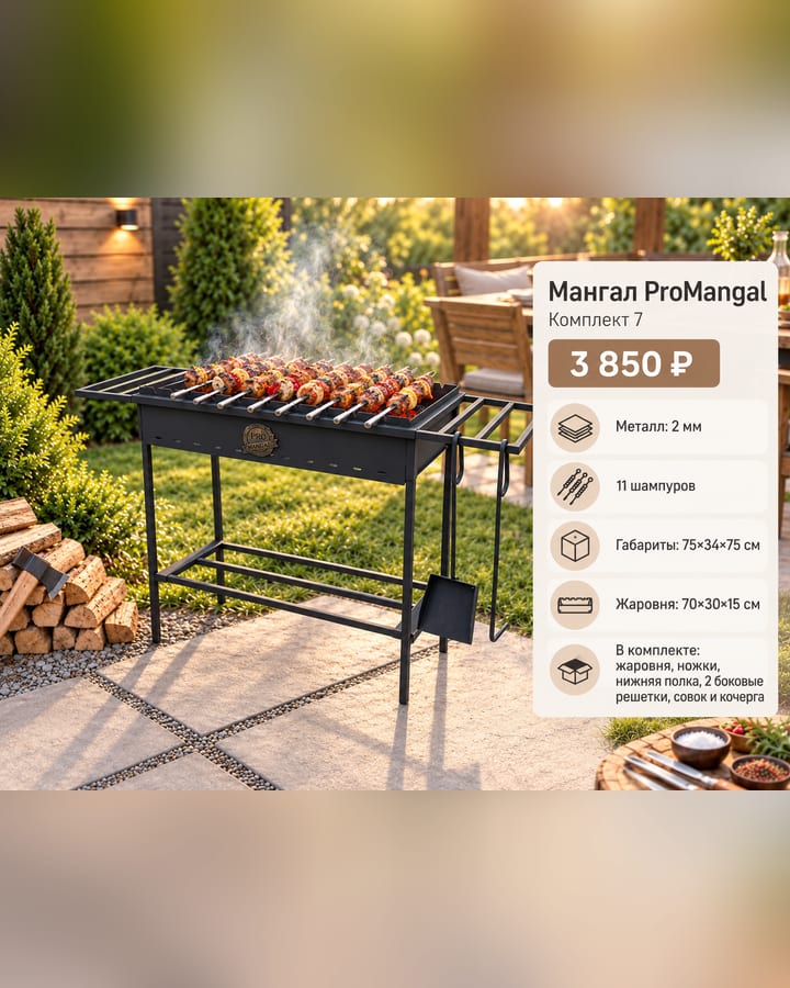 Мангал ProMangal — Комплект 7